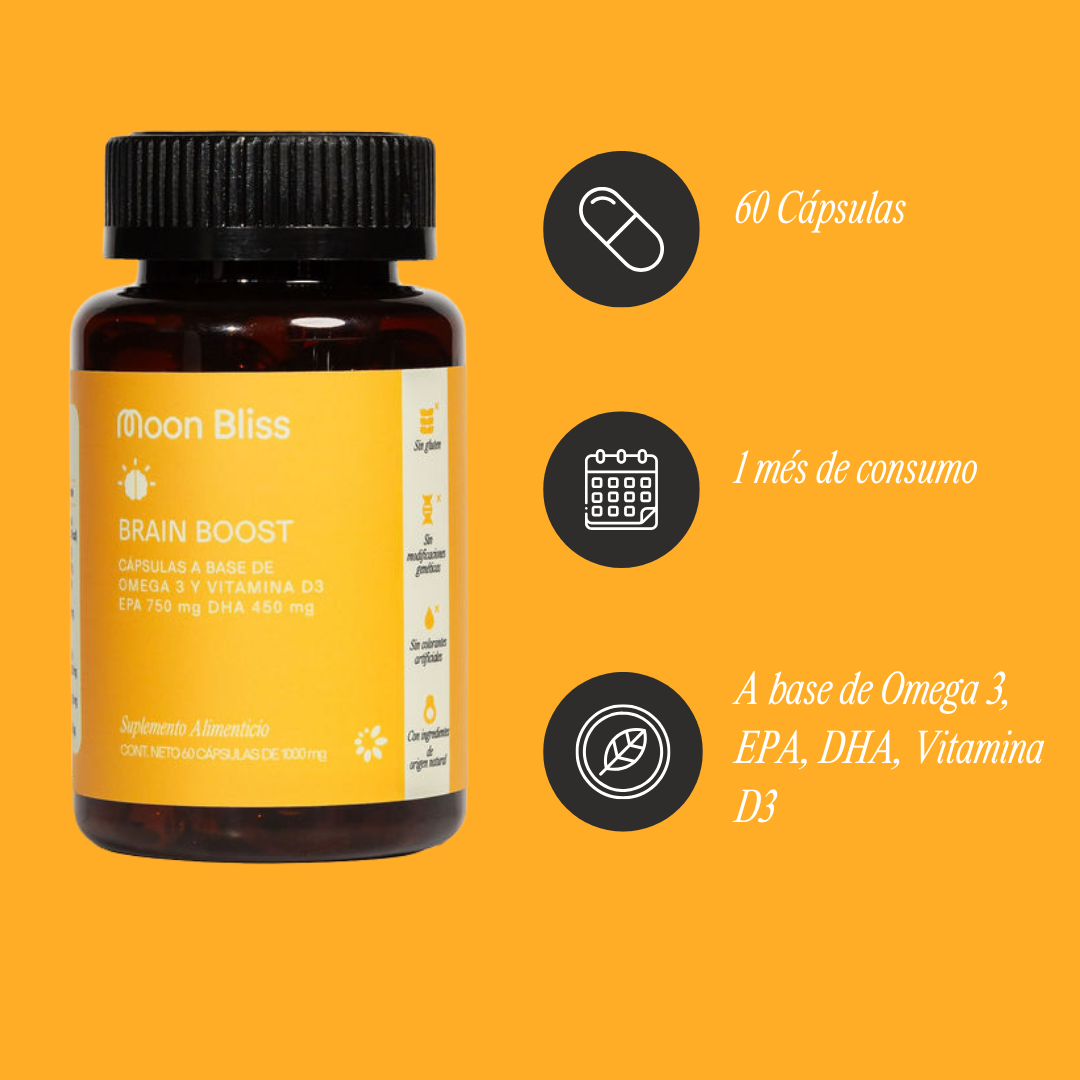 BRAIN BOOST® (Omega 3 + Vitamina D)