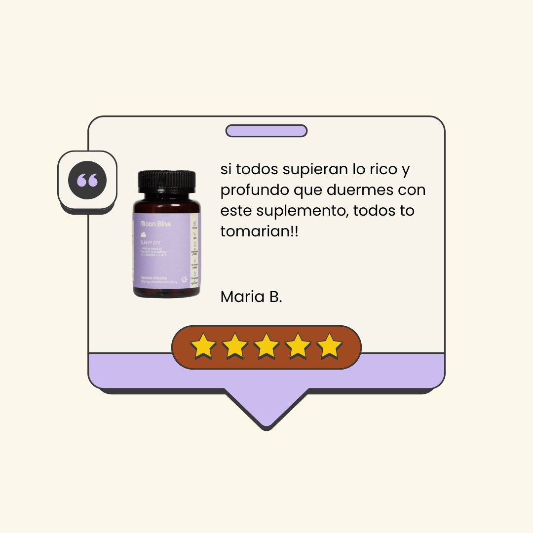 SLEEPY ZZZ® (Glicinato de magnesio + L-Teanina + 5HTP)
