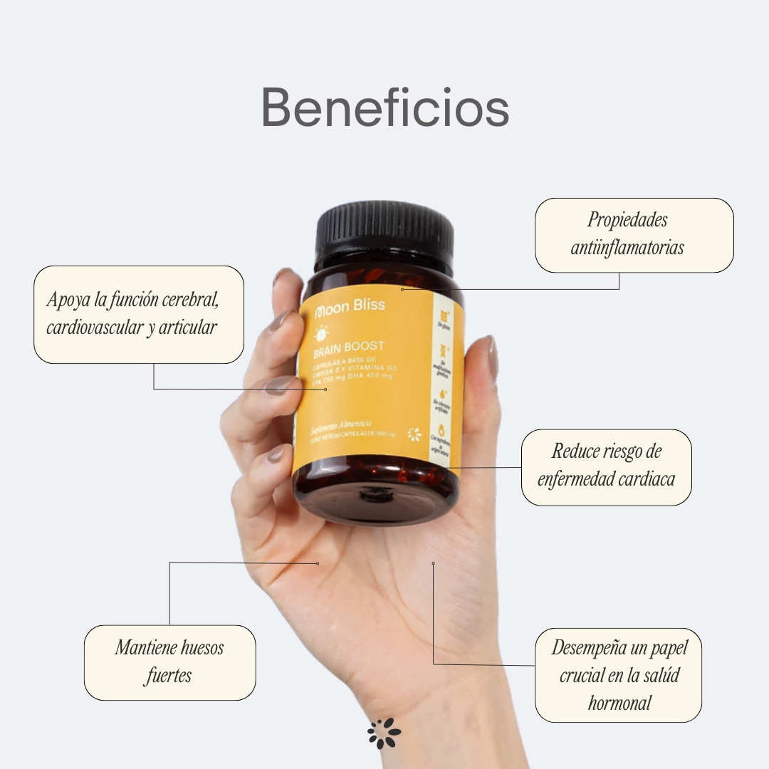 BRAIN BOOST® (Omega 3 + Vitamina D)