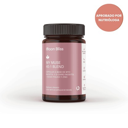 MY MUSE® (Myo y D-Chiro Inositol + Ácido Fólico + Zinc)