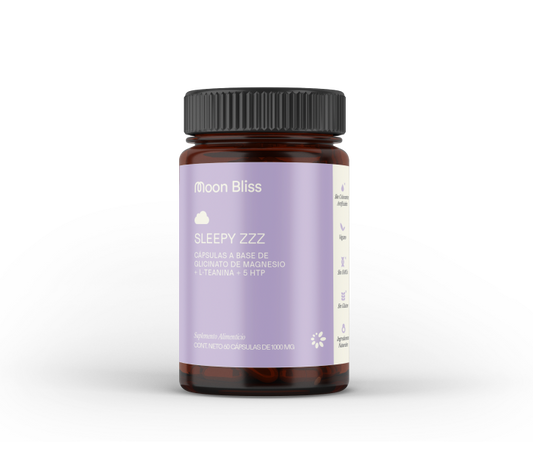 SLEEPY ZZZ® (Glicinato de magnesio + L-Teanina + 5HTP)